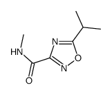 N-methyl-5-propan-2-yl-1,2,4-oxadiazole-3-carboxamide结构式