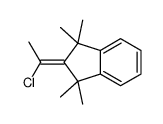 2-(1-chloroethylidene)-1,1,3,3-tetramethylindene Structure