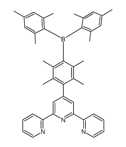 4'-duryl(dimesitylboryl)-2,2':6',2''-terpyridine Structure