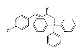 4-(4-chlorophenyl)-1-(triphenylphosphoranylidene)-(3E)-buten-2-one Structure