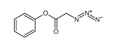 Acetic acid, 2-azido-, phenyl ester Structure