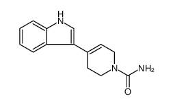 1(2H)-Pyridinecarboxamide, 3,6-dihydro-4-(1H-indol-3-yl) Structure