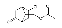 (5-chloro-2-oxo-7-bicyclo[2.2.1]heptanyl)methyl acetate结构式