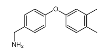4-(3,4-dimethylphenoxy)benzylamine Structure