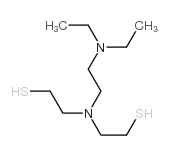N,N-Bis(2-mercaptoethyl)-N'',N''-diethylethylenediamine结构式