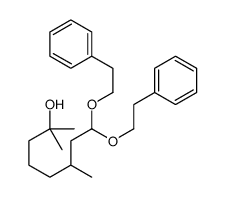 2,6-dimethyl-8,8-bis(2-phenylethoxy)octan-2-ol结构式