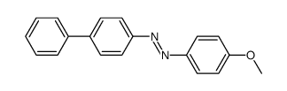 4-Methoxy-4'-phenyl-azobenzol Structure