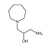 1-amino-3-(azepan-1-yl)propan-2-ol结构式