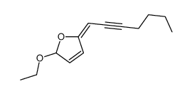 2-ethoxy-5-hept-2-ynylidene-2H-furan Structure