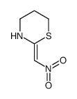 2-(nitromethylidene)-1,3-thiazinane结构式