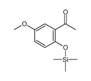 1-(5-methoxy-2-trimethylsilyloxyphenyl)ethanone结构式