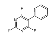 2,4,6-trifluoro-5-phenylpyrimidine Structure
