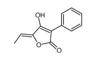 5-ethylidene-4-hydroxy-3-phenylfuran-2(5H)-one结构式