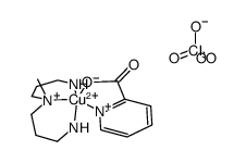 (3,3'-diamino-N-methyldipropylamine)(picolinato)copper(II) perchlorate结构式