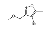 4-bromo-3-methoxymethyl-5-methylisoxazole Structure