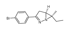 3-(p-bromophenyl)-6-endo-ethyl-6-exo-methyl-1,2-diazabicyclo[3.1.0]hex-2-ene Structure