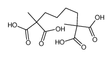 octane-2,2,7,7-tetracarboxylic acid Structure
