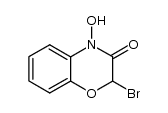 2-Bromo-4-hydroxy-2H-1,4-benzoxazin-3(4H)-one结构式