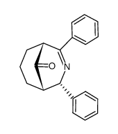2,4-diphenyl-3-azabicyclo<3.3.1>non-2-en-9-one Structure