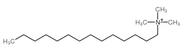 trimethyltetradecylammonium structure