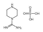 piperazine-1-carboxamidinamide sulfate结构式