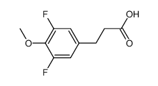 3-(3,5-Difluoro-4-methoxyphenyl)propionic acid Structure