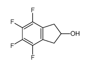 4,5,6,7-tetrafluoro-2,3-dihydro-1H-inden-2-ol结构式