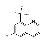 6-Bromo-8-(trifluoromethyl)quinoline Structure