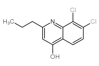 7,8-DICHLORO-2-PROPYL-4-QUINOLINOL structure