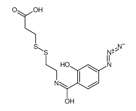 (P-AZIDOSALICYLAMIDO)ETHYL-1,3'-DITHIOPROPIONIC ACID Structure