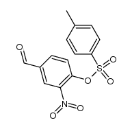 3-nitro-4-(toluene-4-sulfonyloxy)-benzaldehyde结构式