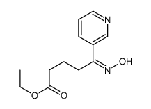 ETHYL 5-HYDROXYIMINO-5-(3-PYRIDYL)-PENTANOATE结构式