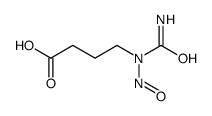 N-(3-Carboxypropyl)-N-nitrosourea结构式