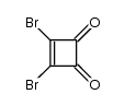 1,2-dibromocyclobutene-3,4-dione结构式