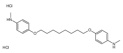 methyl-[4-[8-[4-(methylazaniumyl)phenoxy]octoxy]phenyl]azanium,dichloride结构式