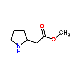 2-Pyrrolidineacetic acid Methyl ester Structure