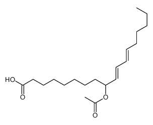 9-acetyloxyoctadeca-10,12-dienoic acid结构式