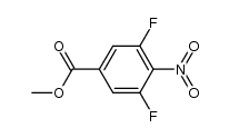 methyl 3,5-difluoro-4-nitrobenzoate structure