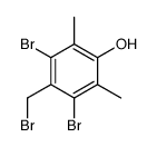 3,5-dibromo-4-(bromomethyl)-2,6-dimethylphenol结构式