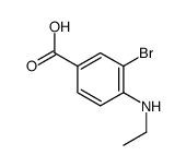 3-Bromo-4-(ethylamino)benzoic acid Structure