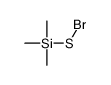 trimethylsilyl thiohypobromite Structure