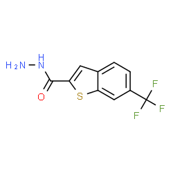 6-(Trifluoromethyl)-1-benzothiophene-2-carbohydrazide Structure