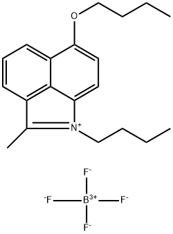 6-Butoxy-1-butyl-2-methylbenzo[cd]indol-1-ium tetrafluoroborate Structure