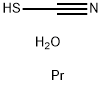 Thiocyanic acid, praseodymium(3+) salt, heptahydrate (9CI)结构式
