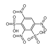 2,4,6-trinitrobenzene-1,3-disulfonic acid结构式