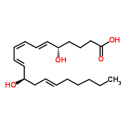14,15-dehydro leukotriene b4 structure