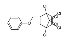1,2,3,4,7,7-hexachloro-5-(phenoxymethyl)bicyclo[2.2.1]hept-2-ene结构式