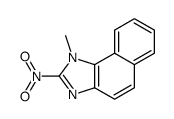 1-methyl-2-nitrobenzo[e]benzimidazole Structure