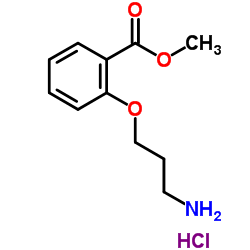 Methyl 2-(3-aminopropoxy)benzoate hydrochloride结构式