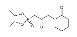 oxo-2(oxo-2 cyclohexyl)-3 propylphosphonate de diethyle结构式